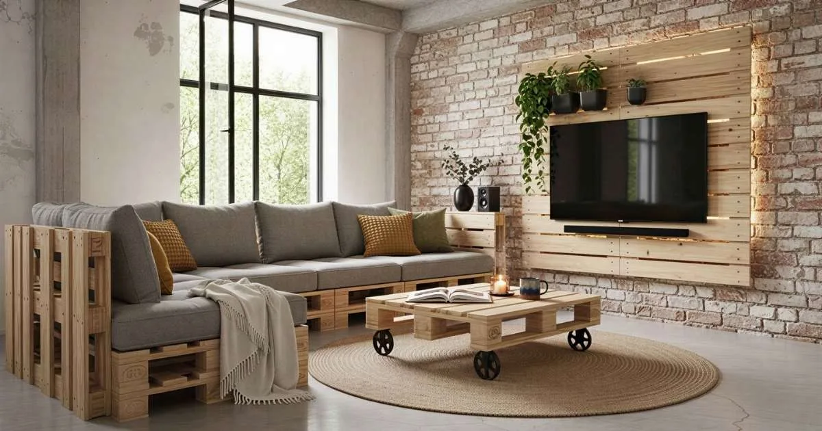 Ideias com Pallets: Como Criar Móveis Bonitos Gastando Pouco